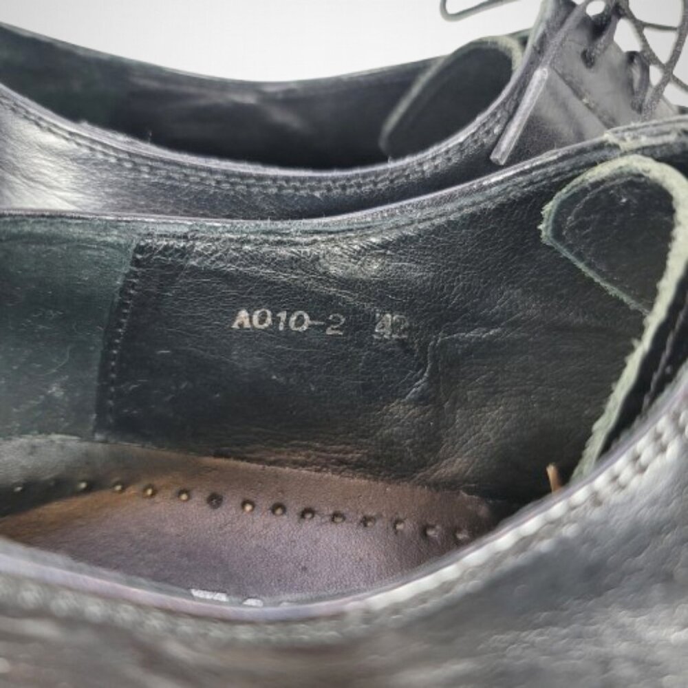 Georgio Armani Men's Derby Croco Leather Shoes - Size: 42 - Picture 6 of 14